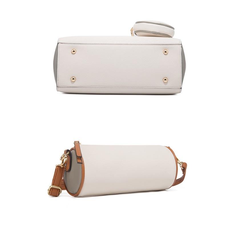 Large Capacity 3-in-1 Fashion Handbag for Women - Coffee