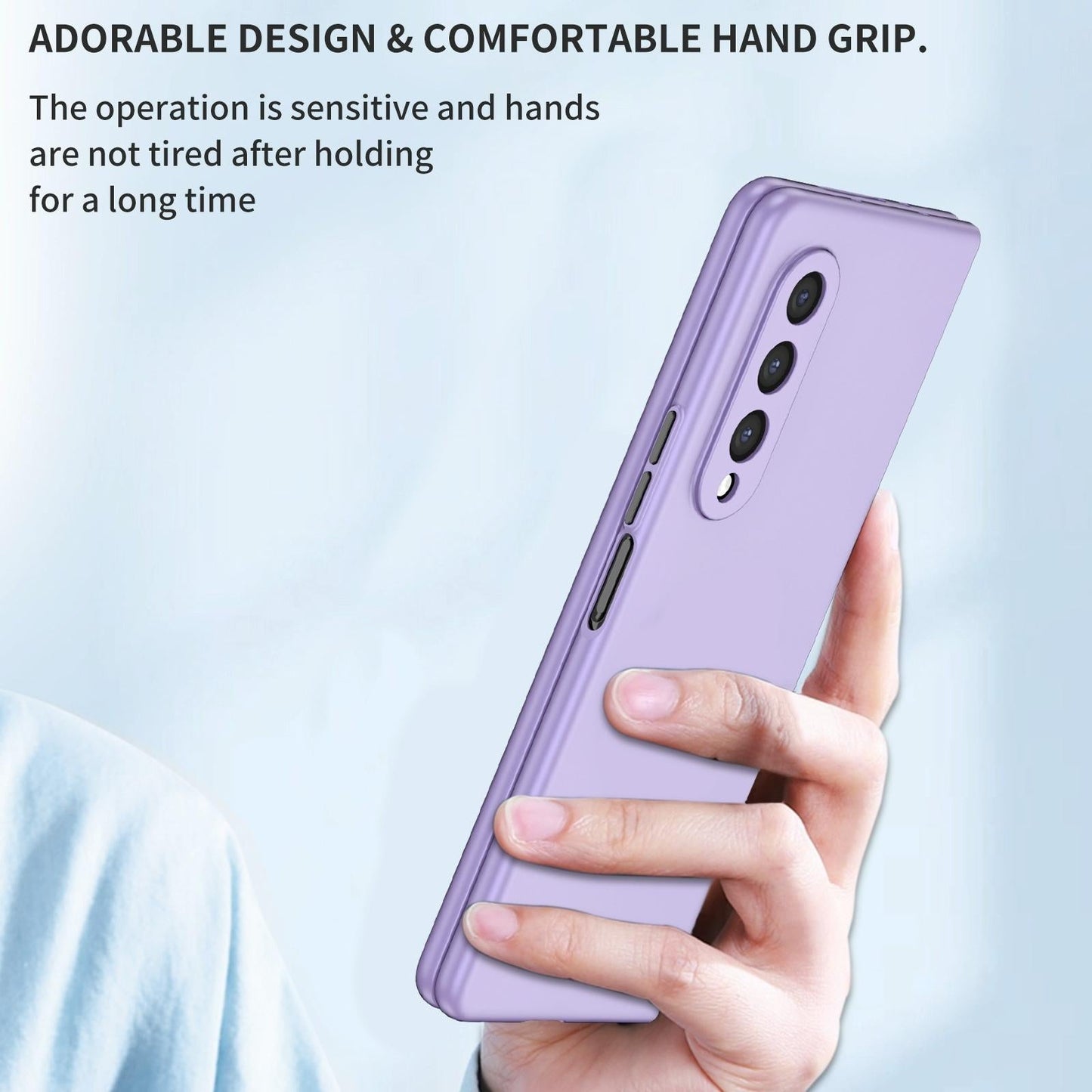 For Samsung Galaxy z Fold4 5G Foldable Armor Phone Case - Compact and Durable - Wine Red