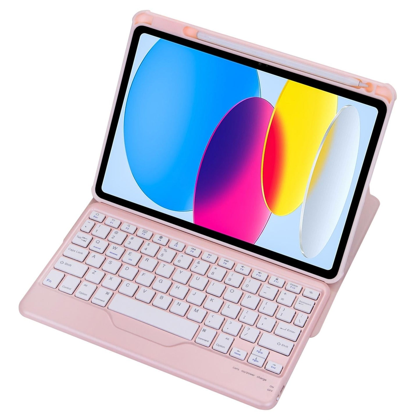 360 Rotation Bluetooth Keyboard Leather Case For Ipad 10.9 2022 - Green