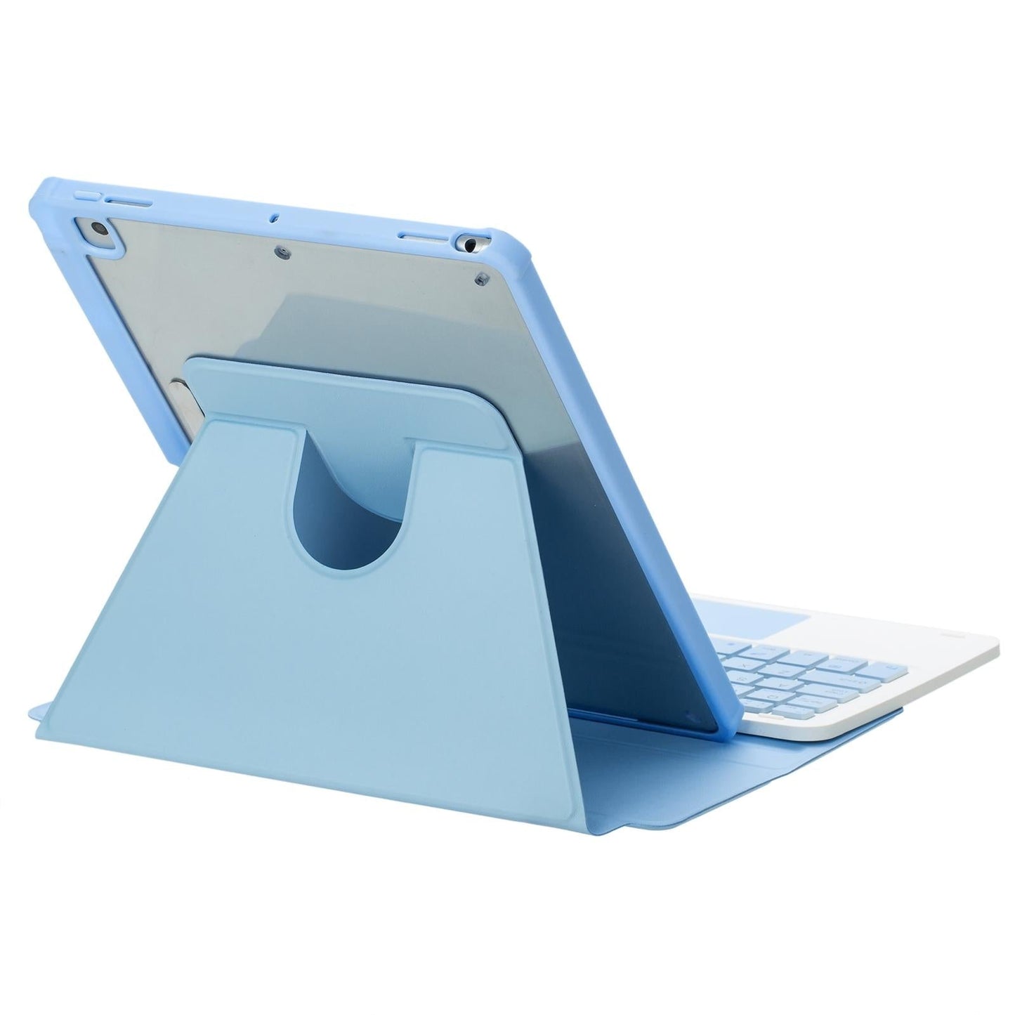 360 Rotation Bluetooth Keyboard Leather Case For Ipad 10.9 2022 With Touch Control And Backlight - Green