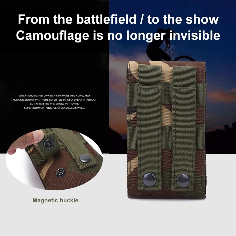 Water Resistant Outdoor Cell Phone Case 17Cm X 8.3Cm X 3.5Cm Stylish & Durable - Coyote Tan
