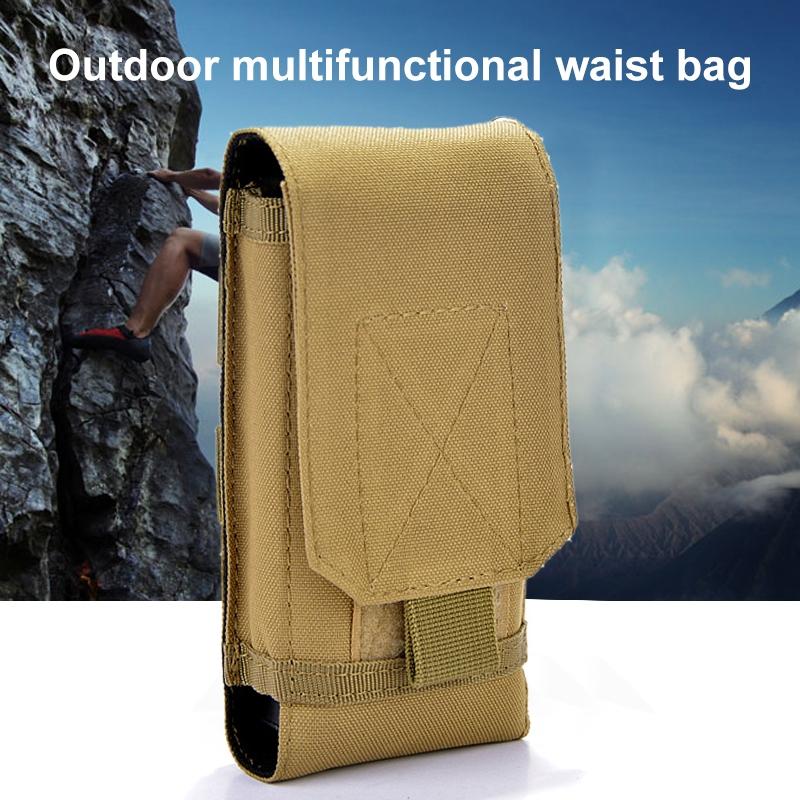 Water Resistant Outdoor Cell Phone Case 17Cm X 8.3Cm X 3.5Cm Stylish & Durable - Coyote Tan