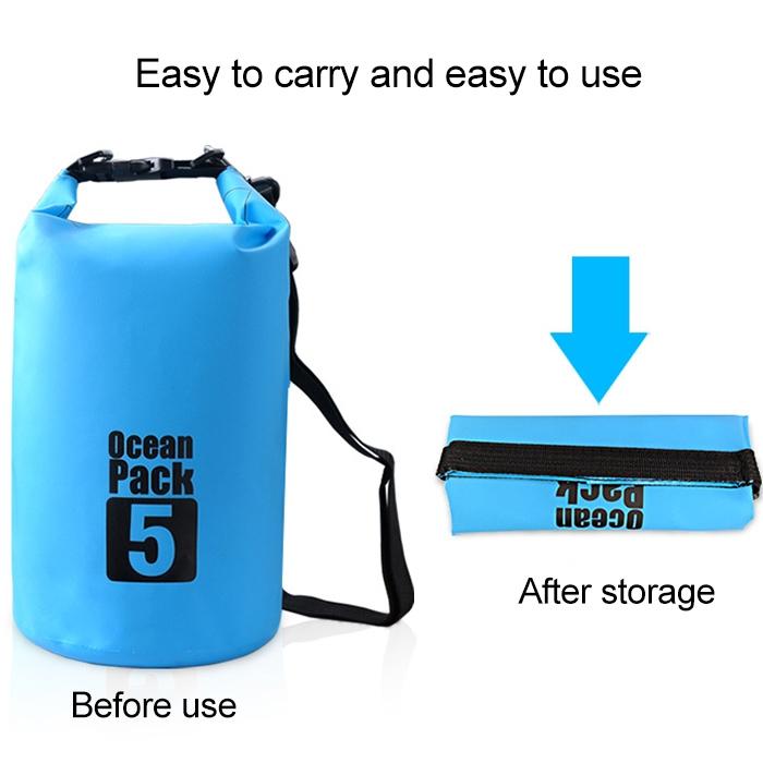 Waterproof Single Shoulder Bag 3L Capacity - Orange