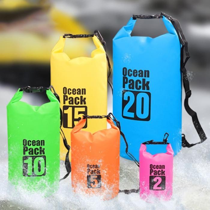 Waterproof Single Shoulder Bag 3L Capacity - Orange