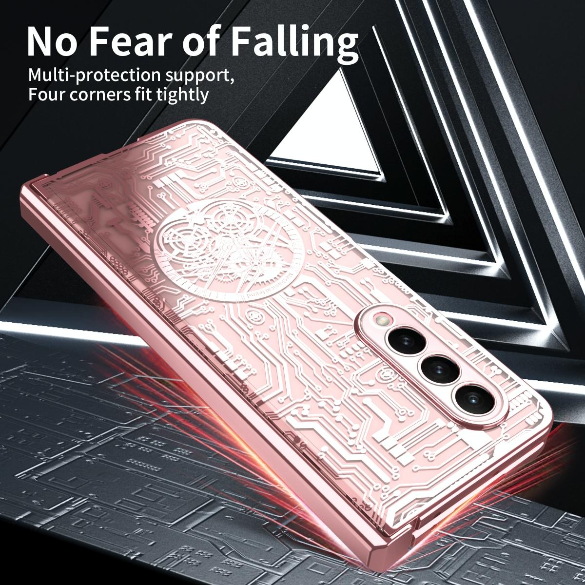 Foldable Electroplated Phone Case - Mechanical Legend 4.5g - Blue