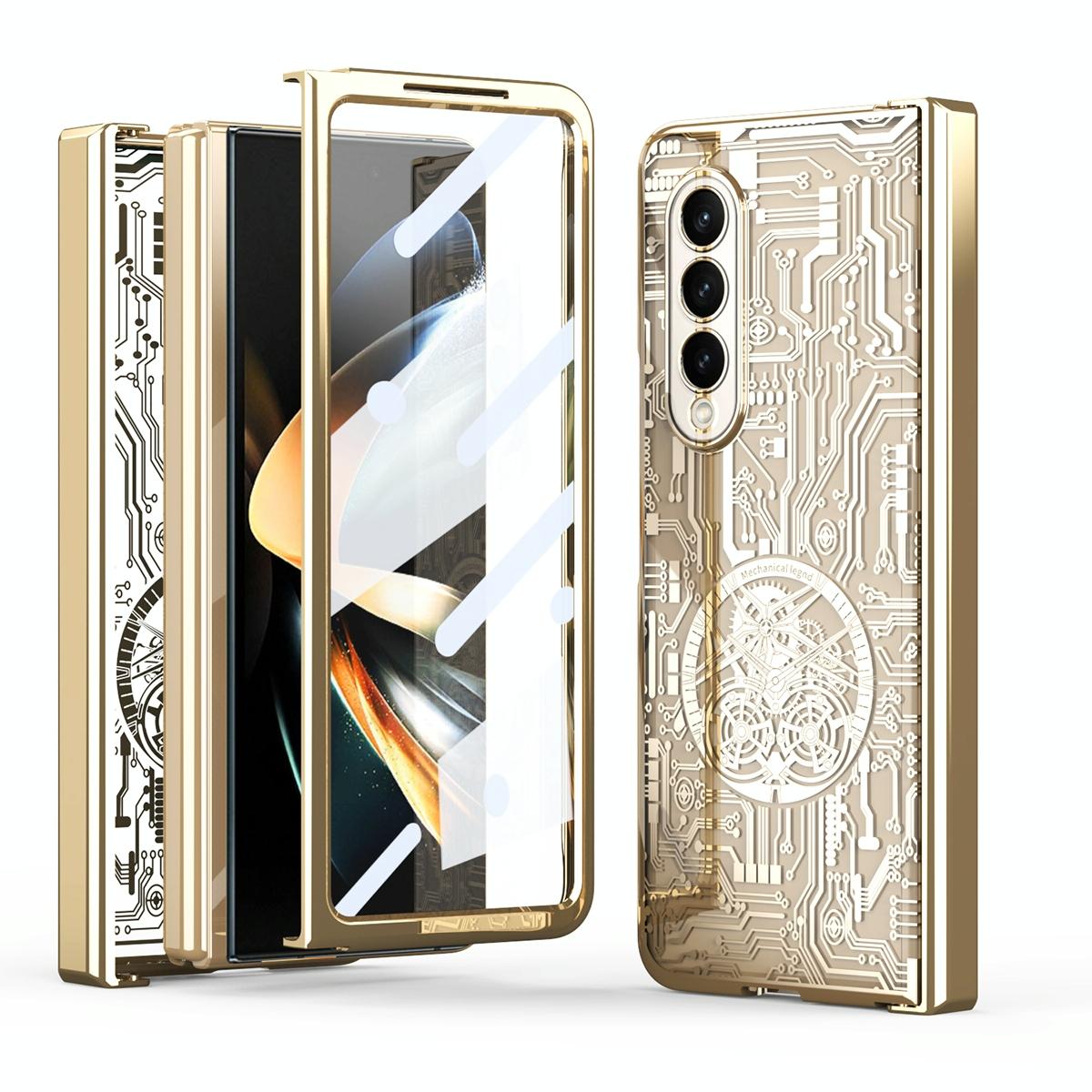 Foldable Electroplated Phone Case - Mechanical Legend 4.5g - Blue