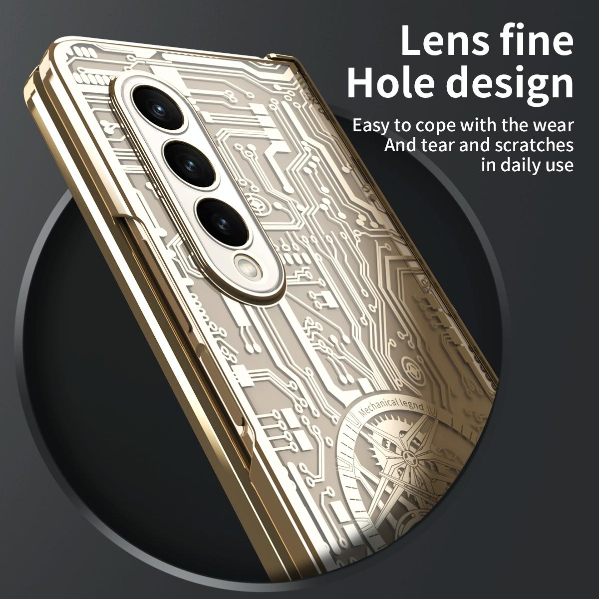 Foldable Electroplated Phone Case - Mechanical Legend 4.5g - Blue