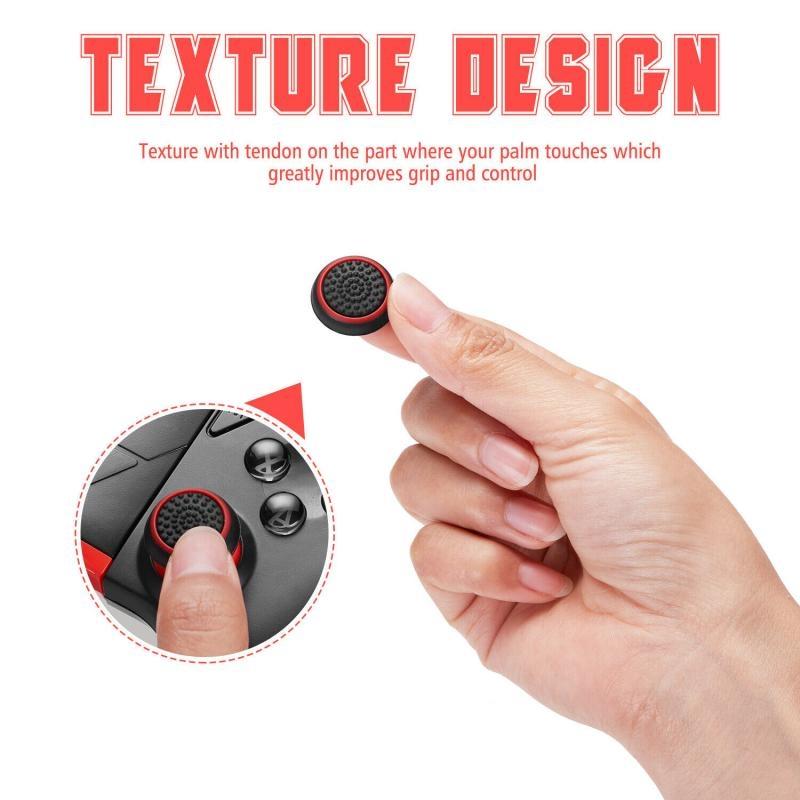 10-piece Luminous Gamepad Button Caps for Ps5 / Ps4 / Ps3 / Xbox one / 360 / Pro / Series x / s - Black Green Circle