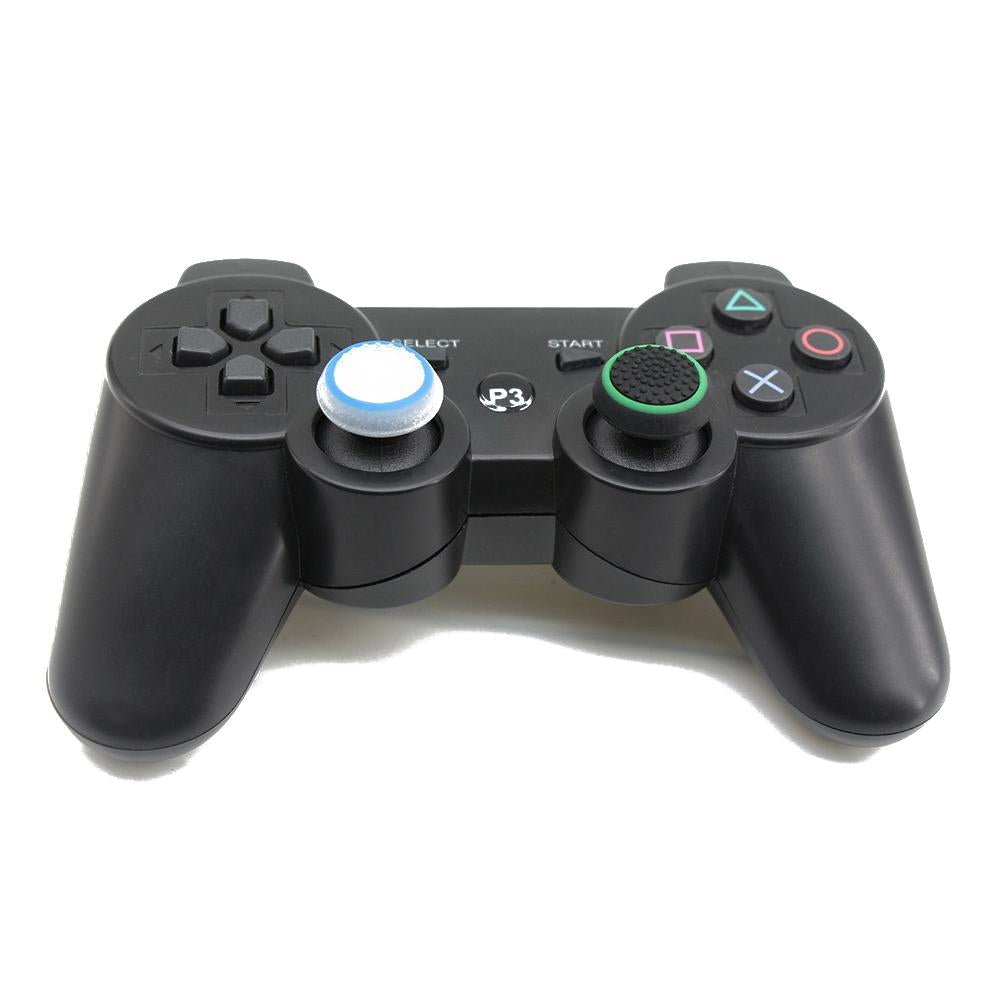 10-piece Luminous Gamepad Button Caps for Ps5 / Ps4 / Ps3 / Xbox one / 360 / Pro / Series x / s - Black Green Circle