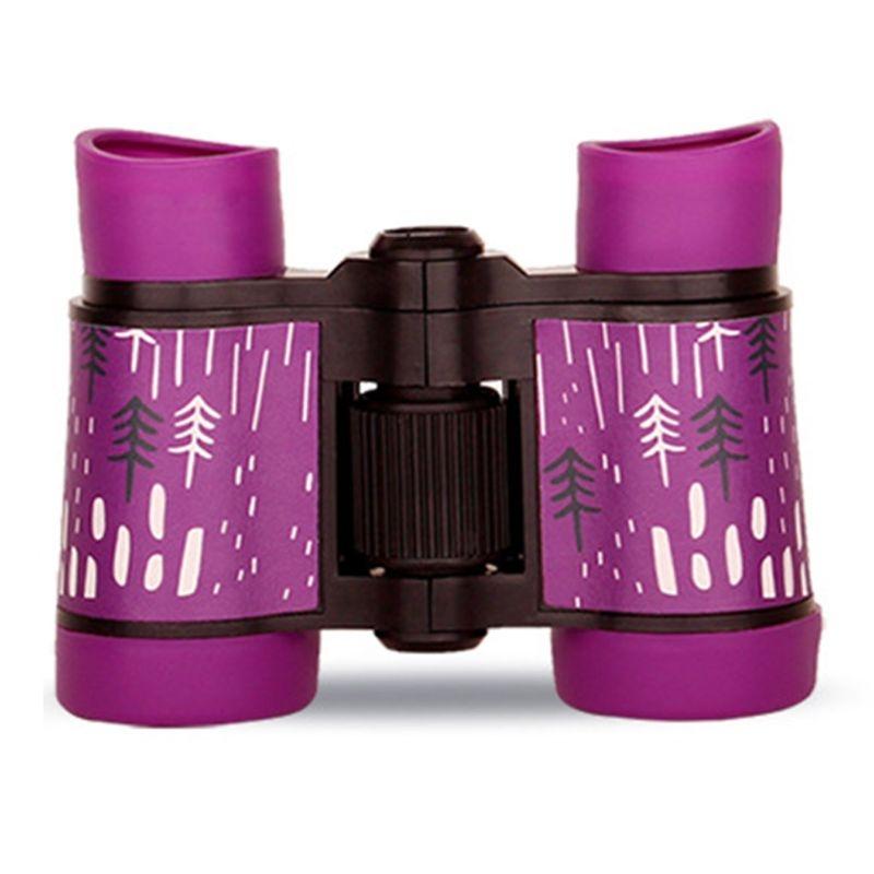 Children's Bird Watching Binoculars - 4x30 Perfect Gift - Rain Season Pink