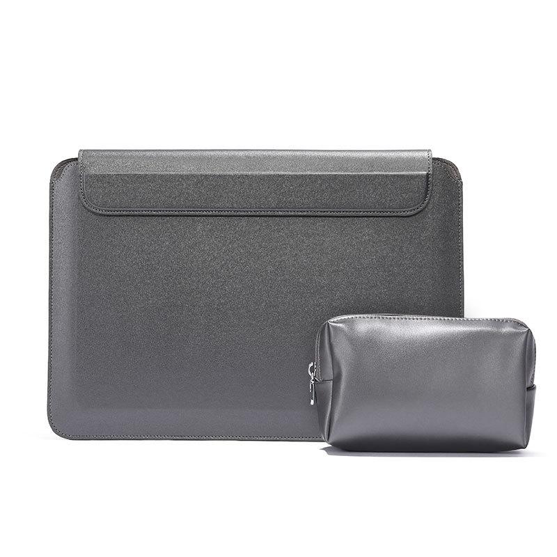 Multifunctional Laptop Bag Stand - Fits 13.3-14 Inches - Black - Black With Power Bag
