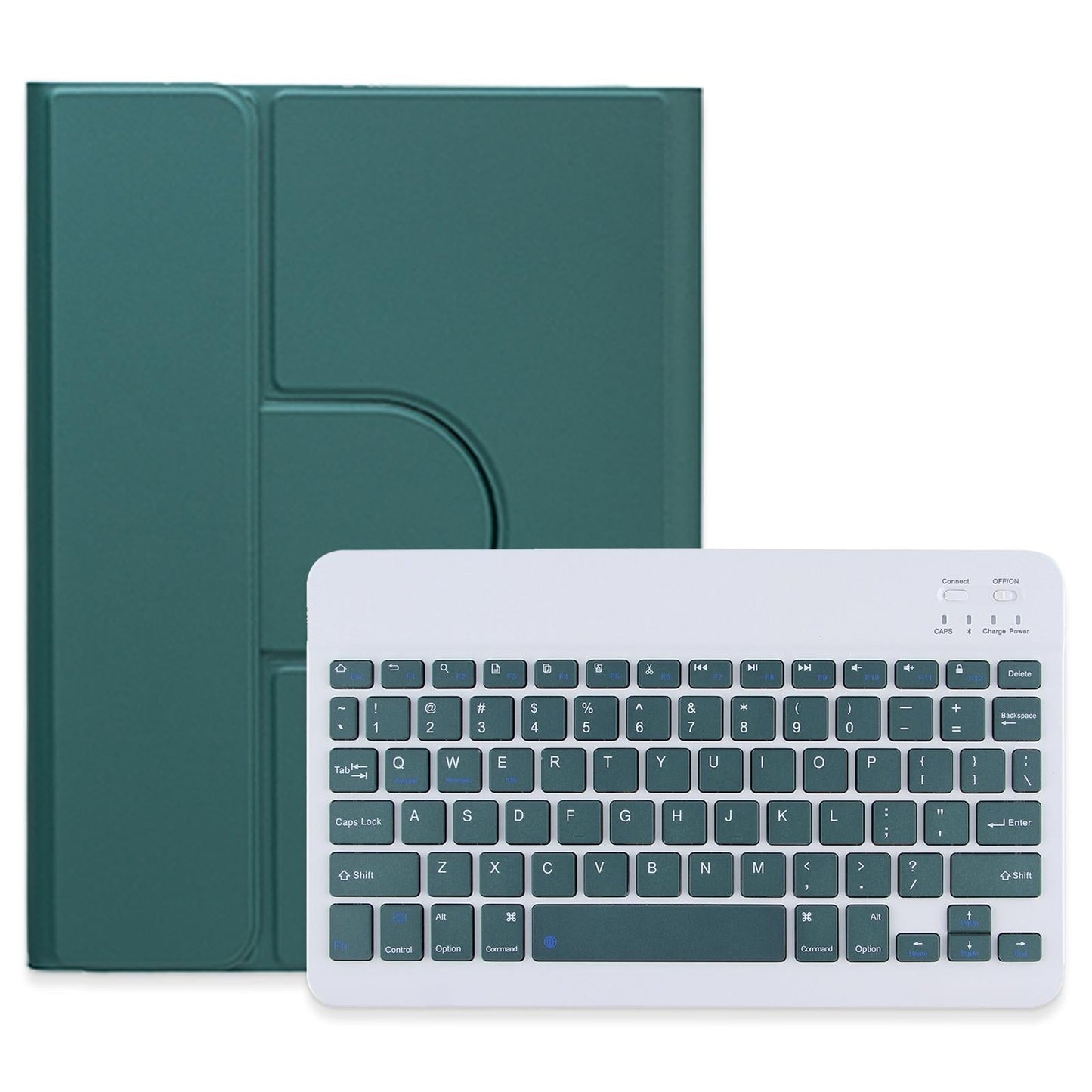 360 Degree Rotatable Bluetooth Keyboard Leather Case - Square Button - Lavender Purple - For Ipad Air 2022 / Ipad Pro 11 2021
