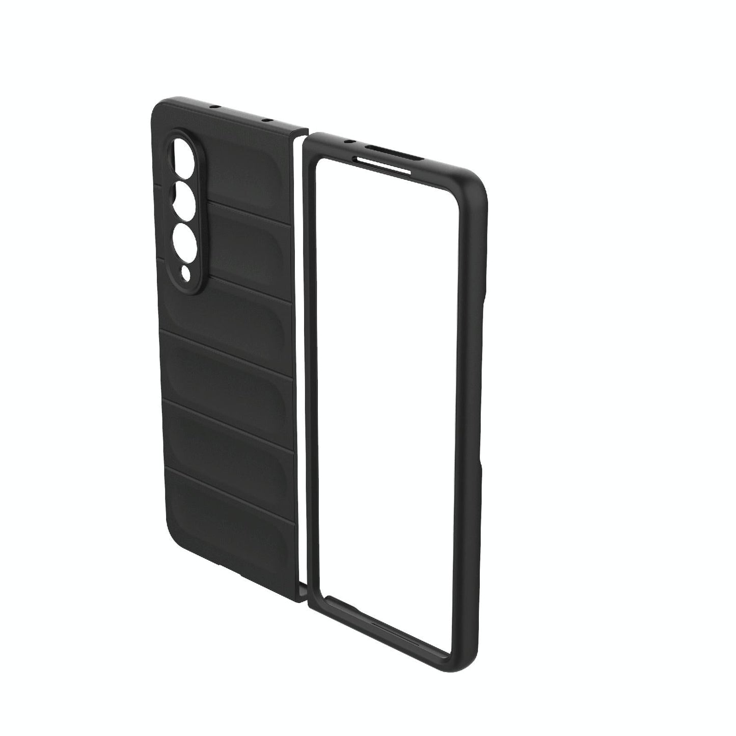 Foldable Shockproof Phone Case with Magic Shield - Slim Design - Light Blue