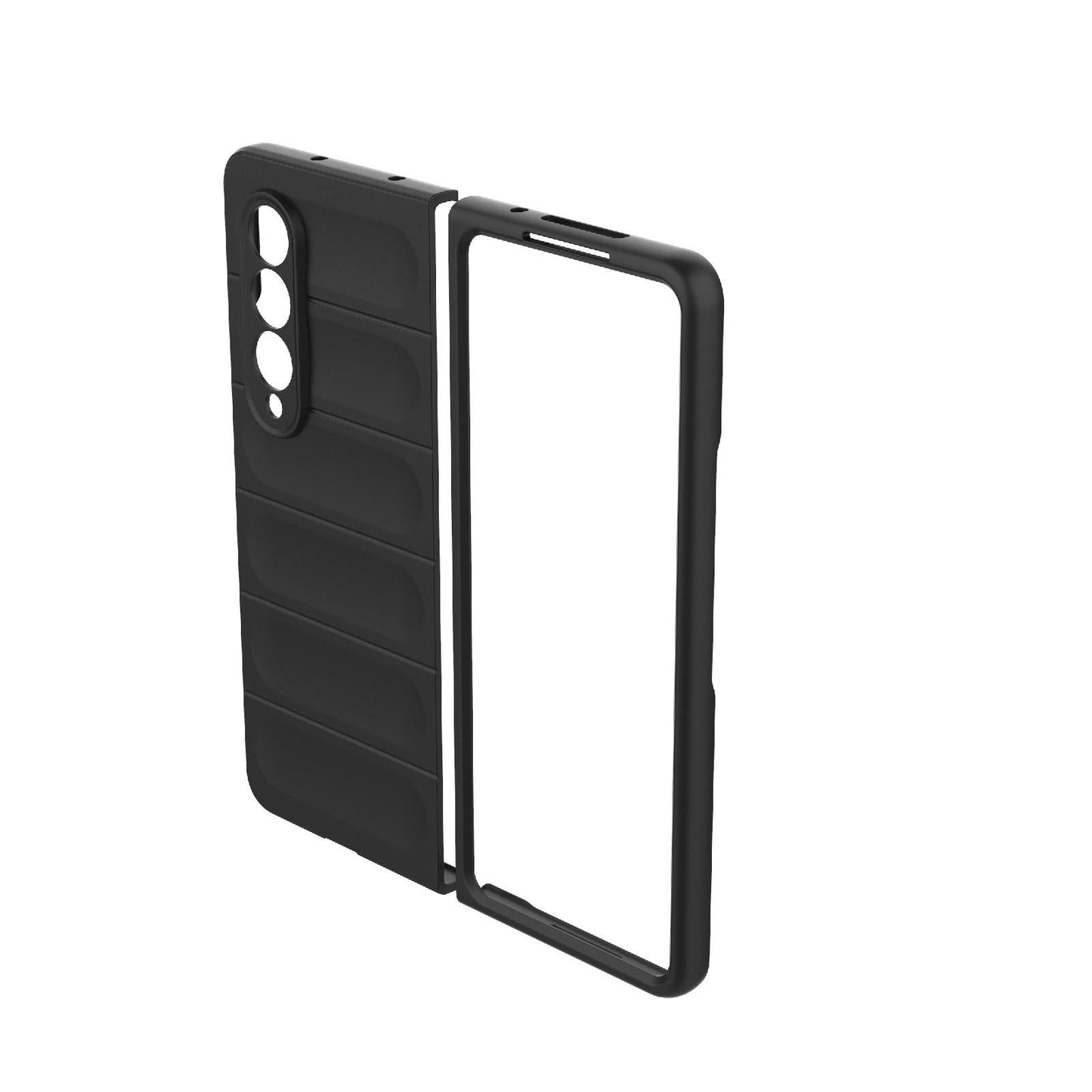 Foldable Shockproof Phone Case with Magic Shield - Slim Design - Light Blue
