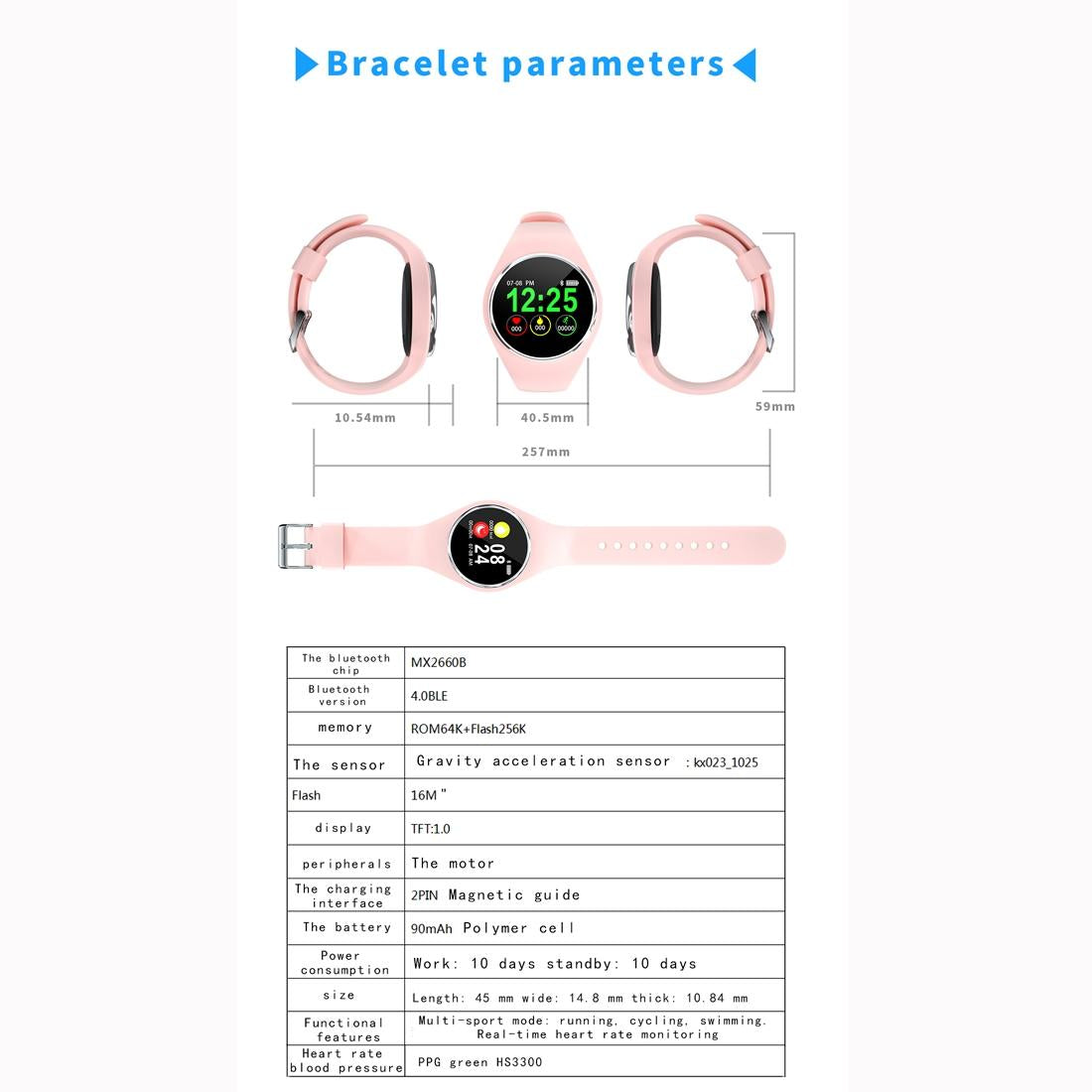 Waterproof Bluetooth Smartwatch With Call / Heart / Bp / Sleep Monitoring - Ip67 - Green