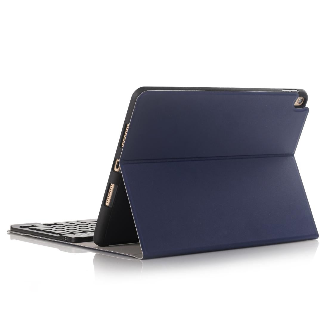 Ultra-Thin Bluetooth Keyboard Leather Case For Ipad Air / Pro 10.5 With Pen Slot & Holder - Rose Gold