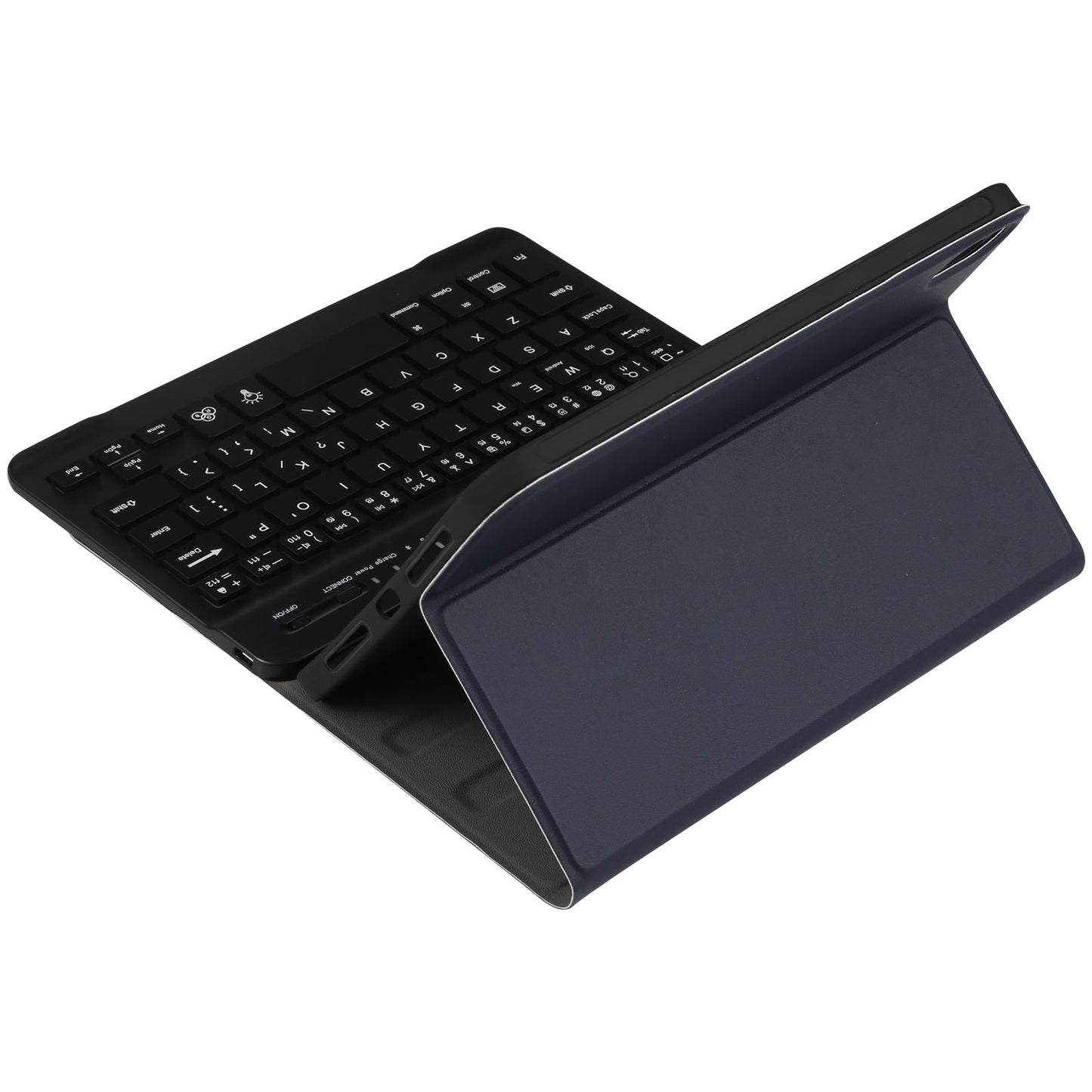 Ultra-Thin Bluetooth Keyboard Leather Case For Ipad Mini 6 With Detachable Lambskin Texture And Stand - Rose Gold