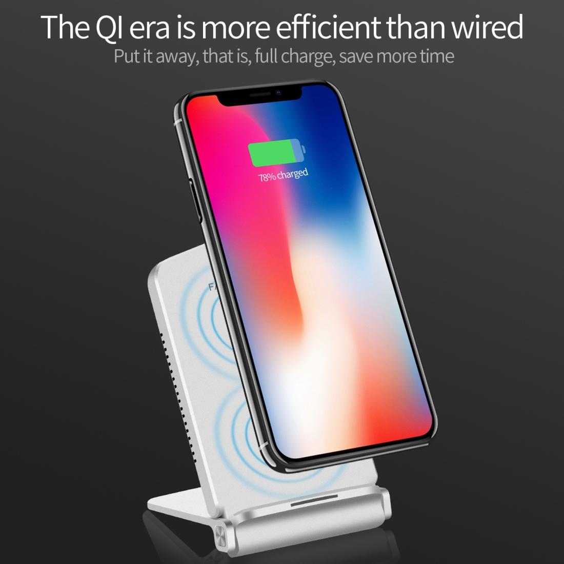 5W Fast Charging Qi Wireless Charger Pad - Rose Gold