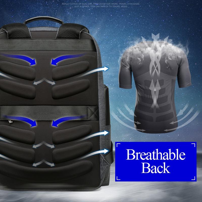 Outdoor Anti-Theft Waterproof Shoulder Bag With Usb Port - Large Capacity