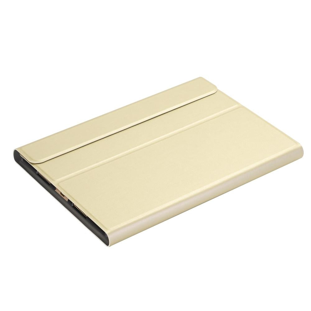 Ultra-Thin Bluetooth Keyboard Leather Case For Ipad Air / Pro 10.5 With Holder - Gold