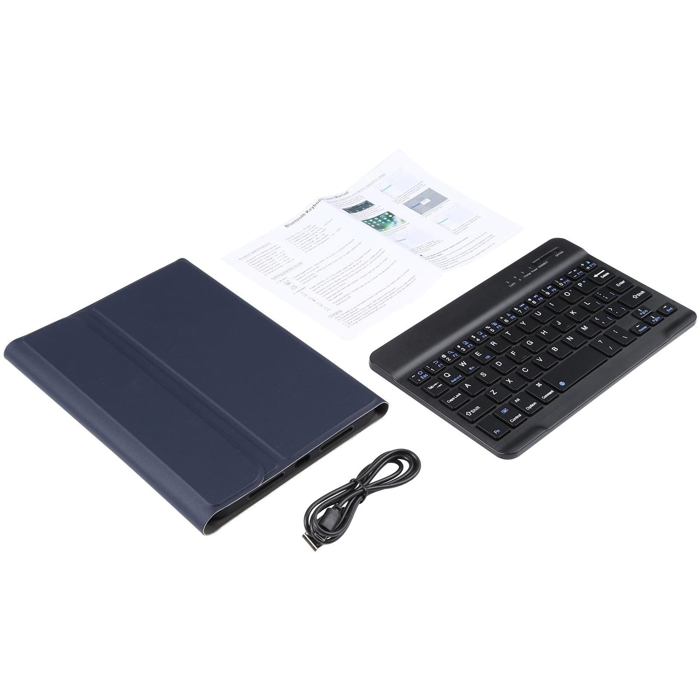 Ultra-Thin Detachable Bluetooth Keyboard Leather Case For Ipad Mini 6 - Gold