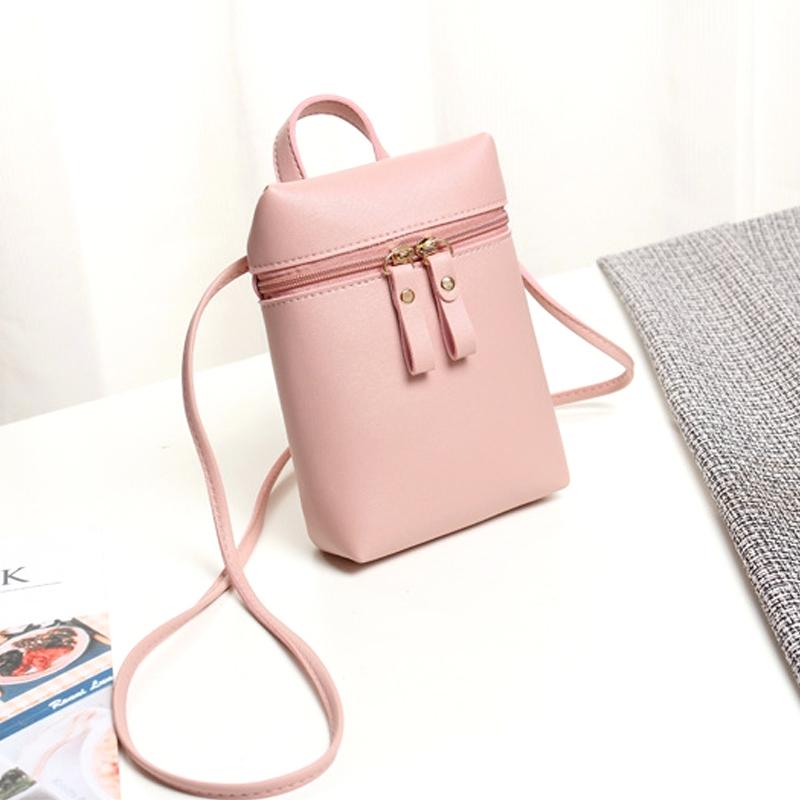 Simple Casual Shoulder Messenger Bag Small Crossbody Bucket Bag For Women - Blue