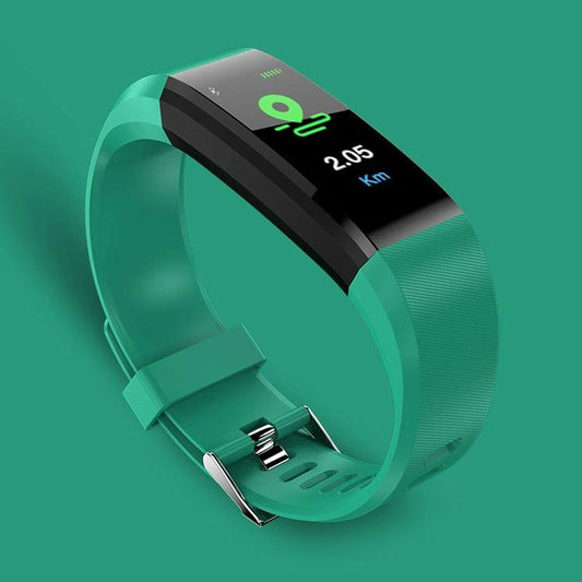 Smart Oled Bracelet With Call Reminder And Health Monitoring - Purple