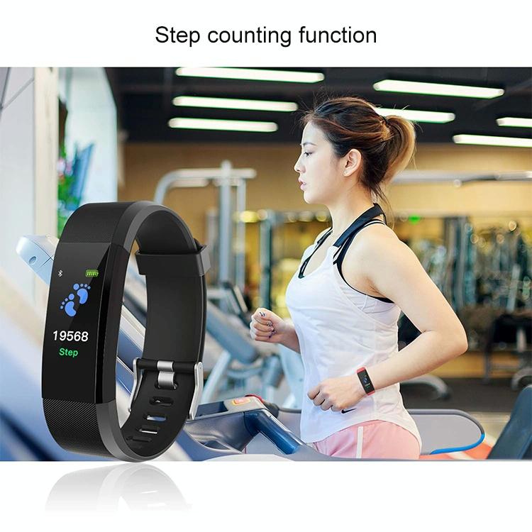 Smart Oled Bracelet With Call Reminder And Health Monitoring - Red