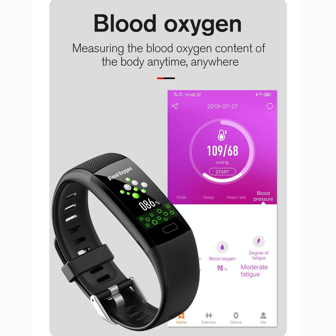 Smart Health Bracelet With Call Reminder And Monitoring - Red