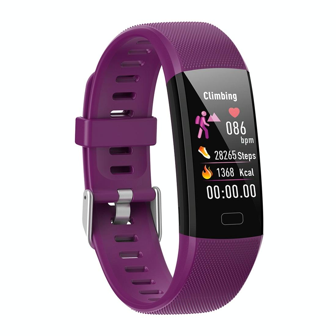 Smart Health Bracelet With Call Reminder And Monitoring - Red