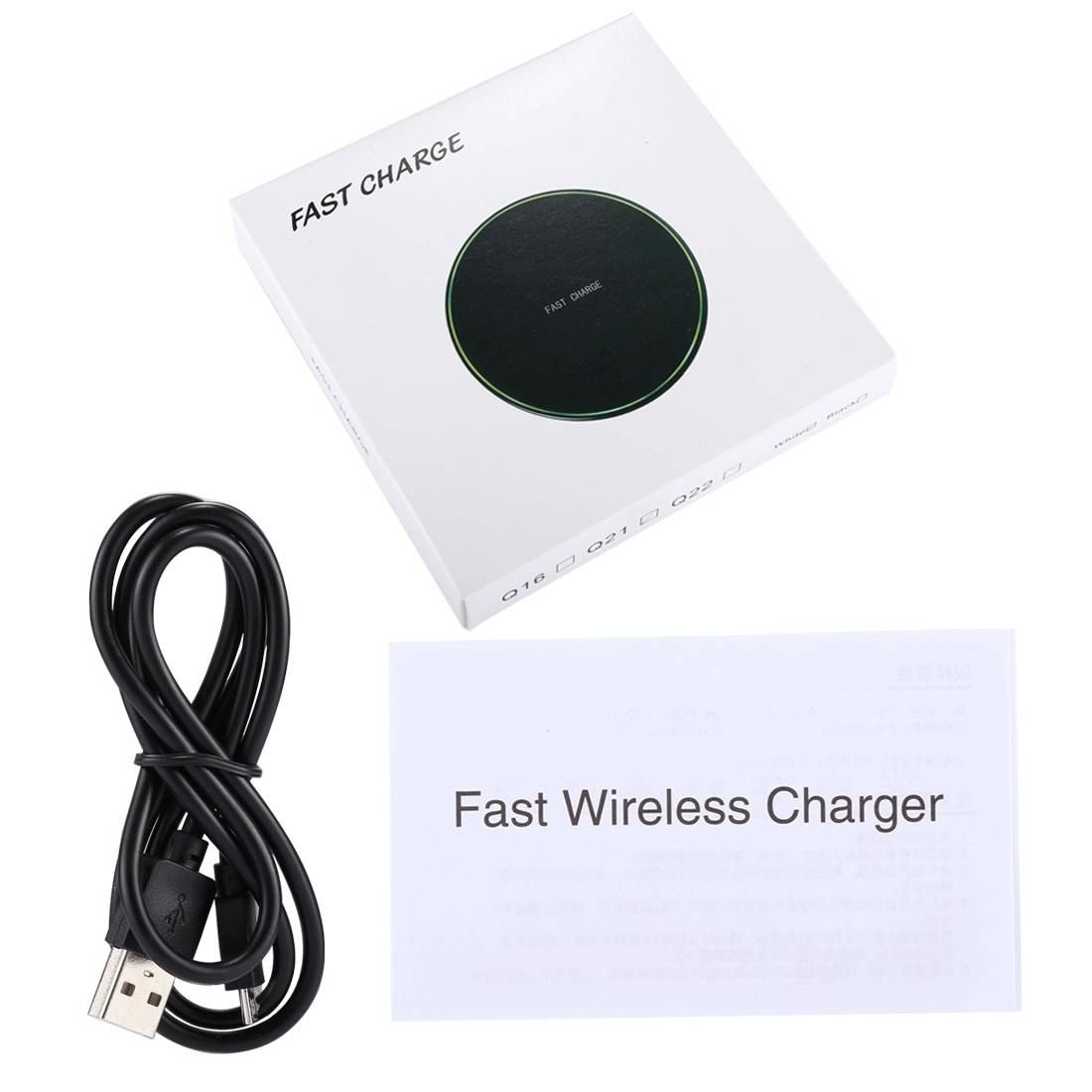 Quick Charge Wireless Charger With Led Indicator - Red