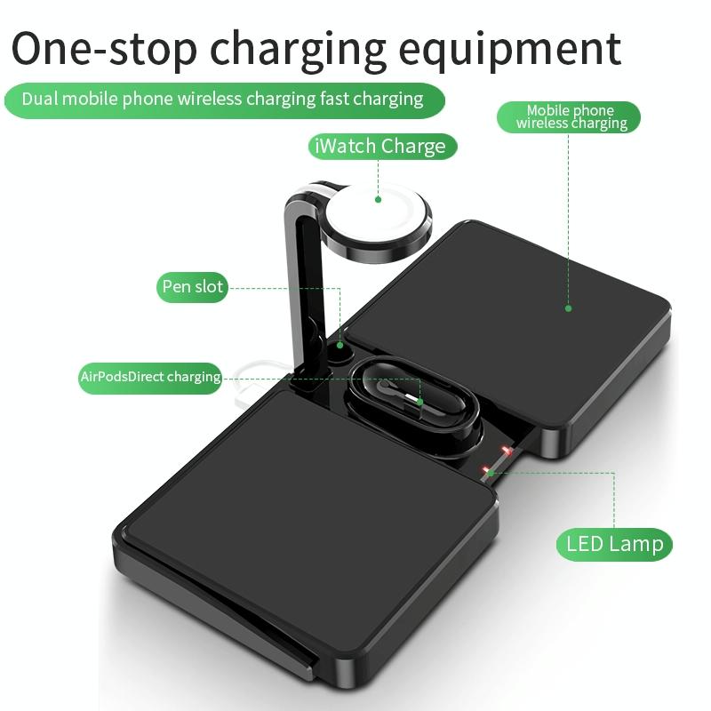 10W Qi Wireless Charger For Phones Iwatch & Airpods