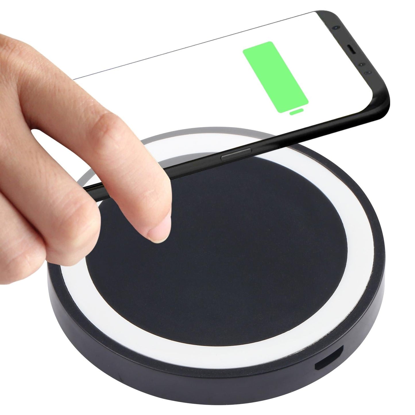 Universal 5W Round Wireless Charger - White
