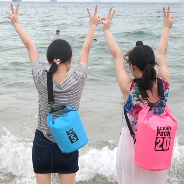 Waterproof Single Shoulder Bag 3L Capacity - Yellow