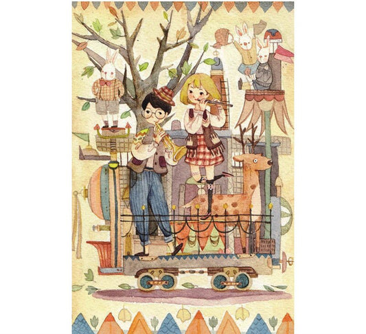 150-Piece Miniature Art Puzzle in Tube - Collectible Portable Puzzle for Art Lovers 10*15cm - The Grand Bazaar of Australia