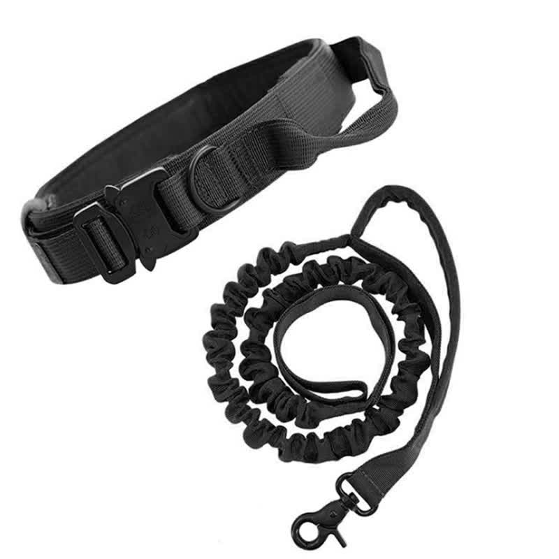 L Black Hands-Free Dog Leash with Adjustable Waist Belt - Shock Absorbing Bungee Lead - The Grand Bazaar of Australia