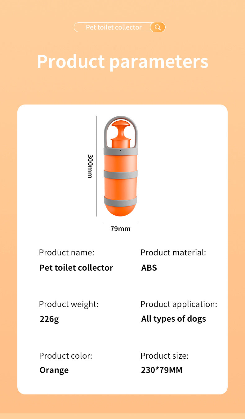 Hygienic Pet Waste Grabber – One-Click Hands-Free Poop Picker with Disposable Bags - The Grand Bazaar of Australia