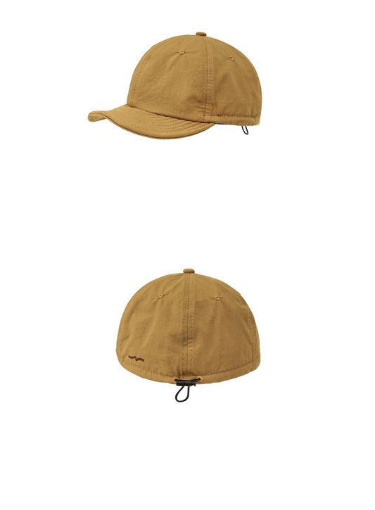 Khaki Minimalist Baseball Cap - Unisex Retro Streetwear Hat