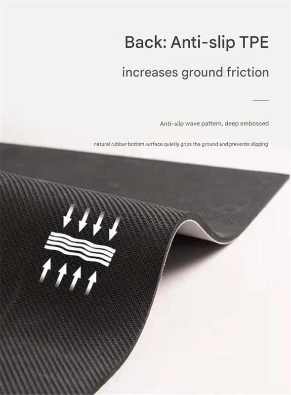 Style 5 Black And Blue Absorbent Diatomaceous Earth Pet Feeding Mat - Non-Slip & Quick Dry Placemat (50x80cm)