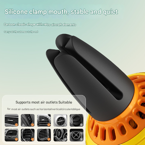 Black Snoopy Cute Car Air Vent Clip Freshener - Decorative Scent Diffuser for Automotive Interiors