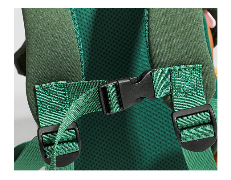 Green Baby Travel Cartoon Light Travel Bag - Cute 21x8x26cm Light Bag 240g Suitable for Daily Use