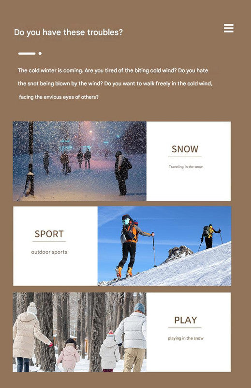 Green Winter Comfort Folding Earmuffs - Soft Fleece, Windproof and Waterproof