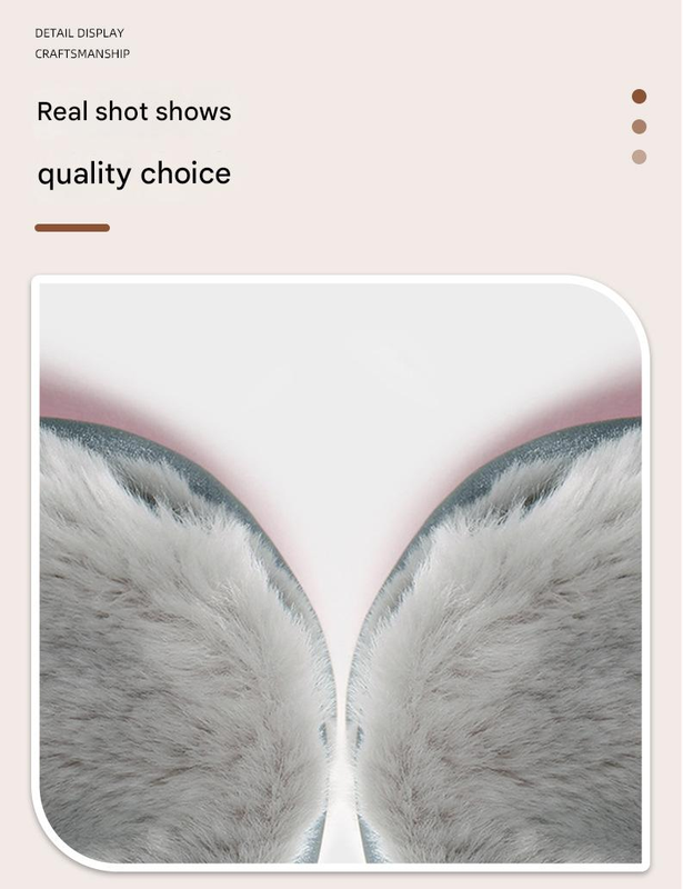 Orange Winter Comfort Folding Earmuffs - Soft Fleece, Windproof and Waterproof