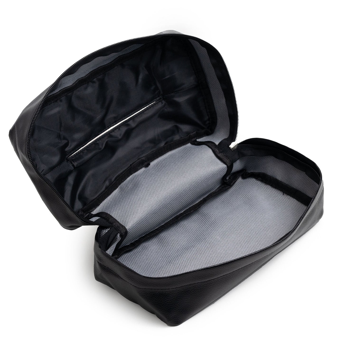 Black Universal Leather Car Tissue Box Holder - Visor, Armrest & Seat Back Mount