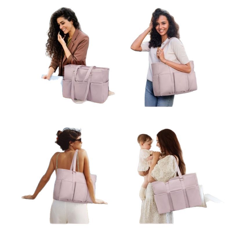 Black Women's Laptop Tote Bag - Professional Business Briefcase & Shoulder Handbag (Fits up to 15.6 Inch Laptop)