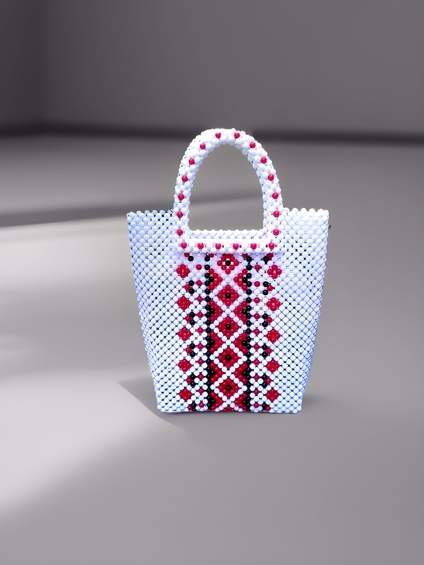 Handcrafted Palestinian Tatreez Beaded Bag