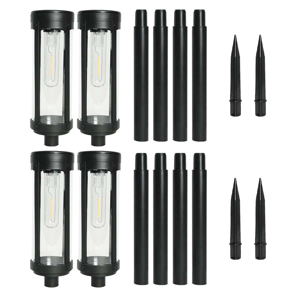 LUMIRO 4 Pack Solar Powered Outdoor Garden Decorative Lights - The Grand Bazaar of Australia