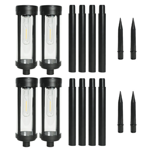 LUMIRO 4 Pack Solar Powered Outdoor Garden Decorative Lights - The Grand Bazaar of Australia
