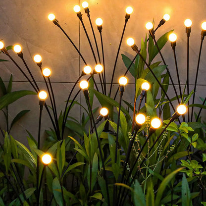 LUMIRO 4 Pack Solar Garden Lights Outdoor Firefly Lights_9