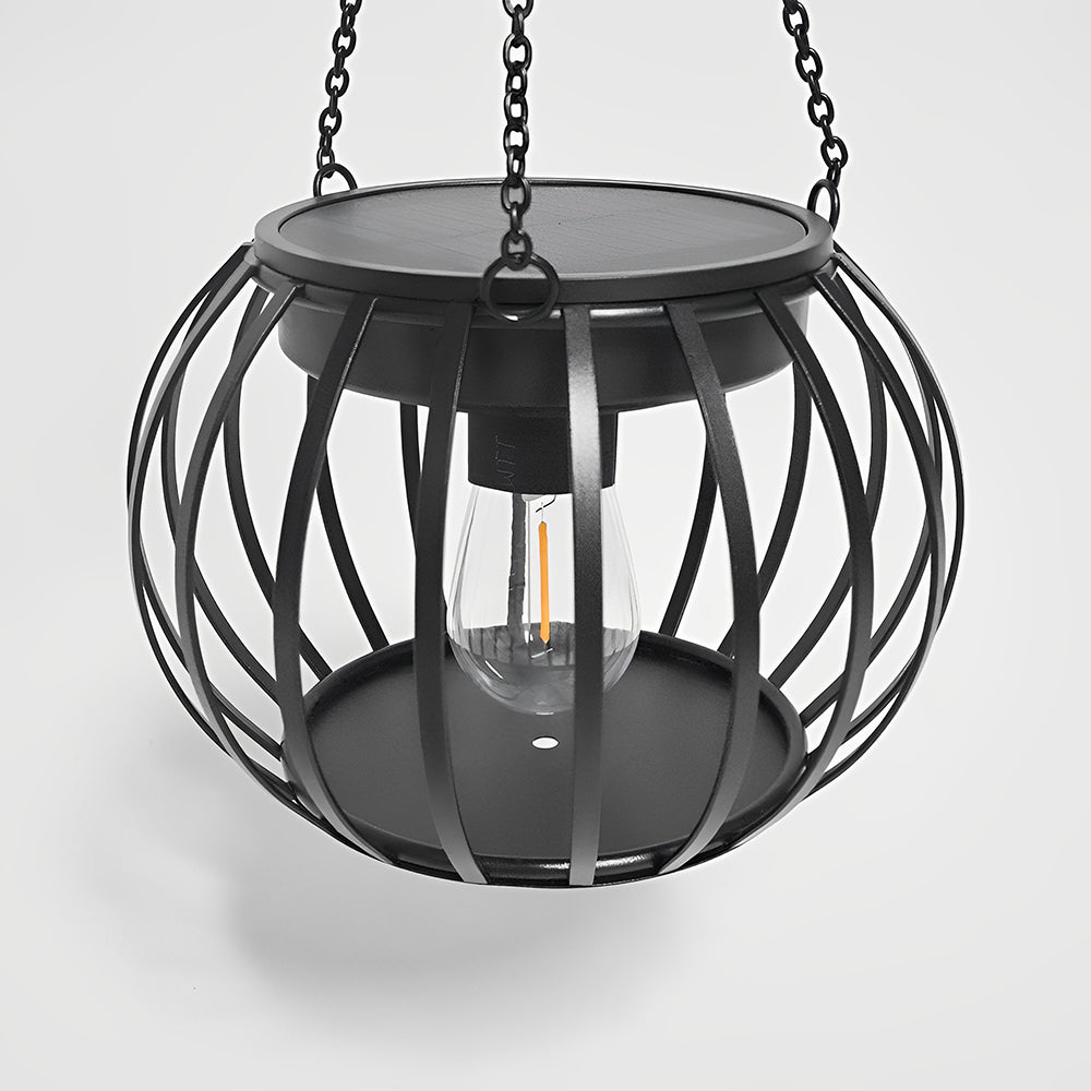 LUMIRO 2 Pack Outdoor Solar Hanging Lights Pumpkin Decorative Lantern - The Grand Bazaar of Australia
